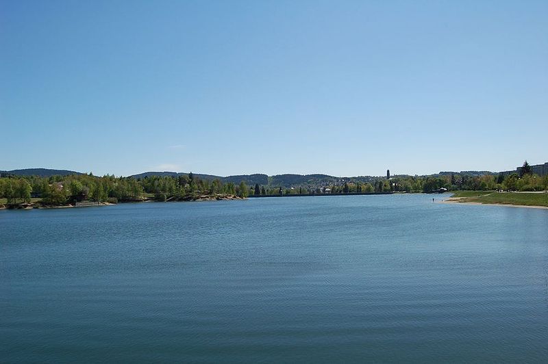 Jablonecká přehrada - Údolní nádrž Mšeno